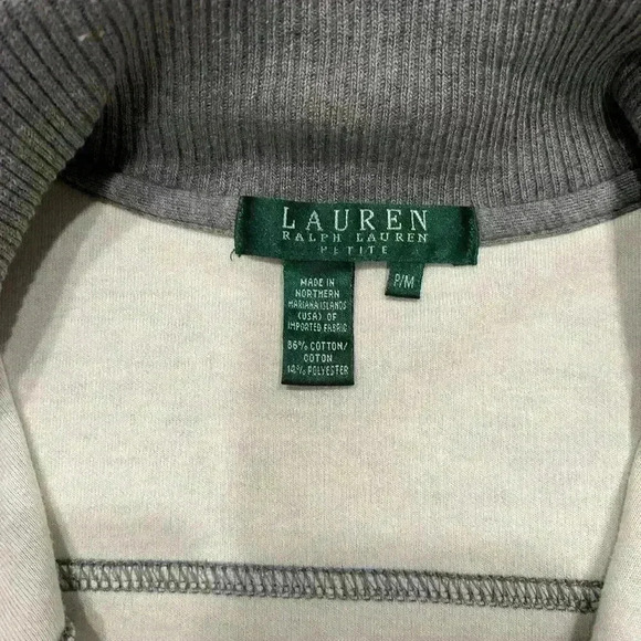 Ralph Lauren Zip Up Petite Medium​ - Picture 2 of 4